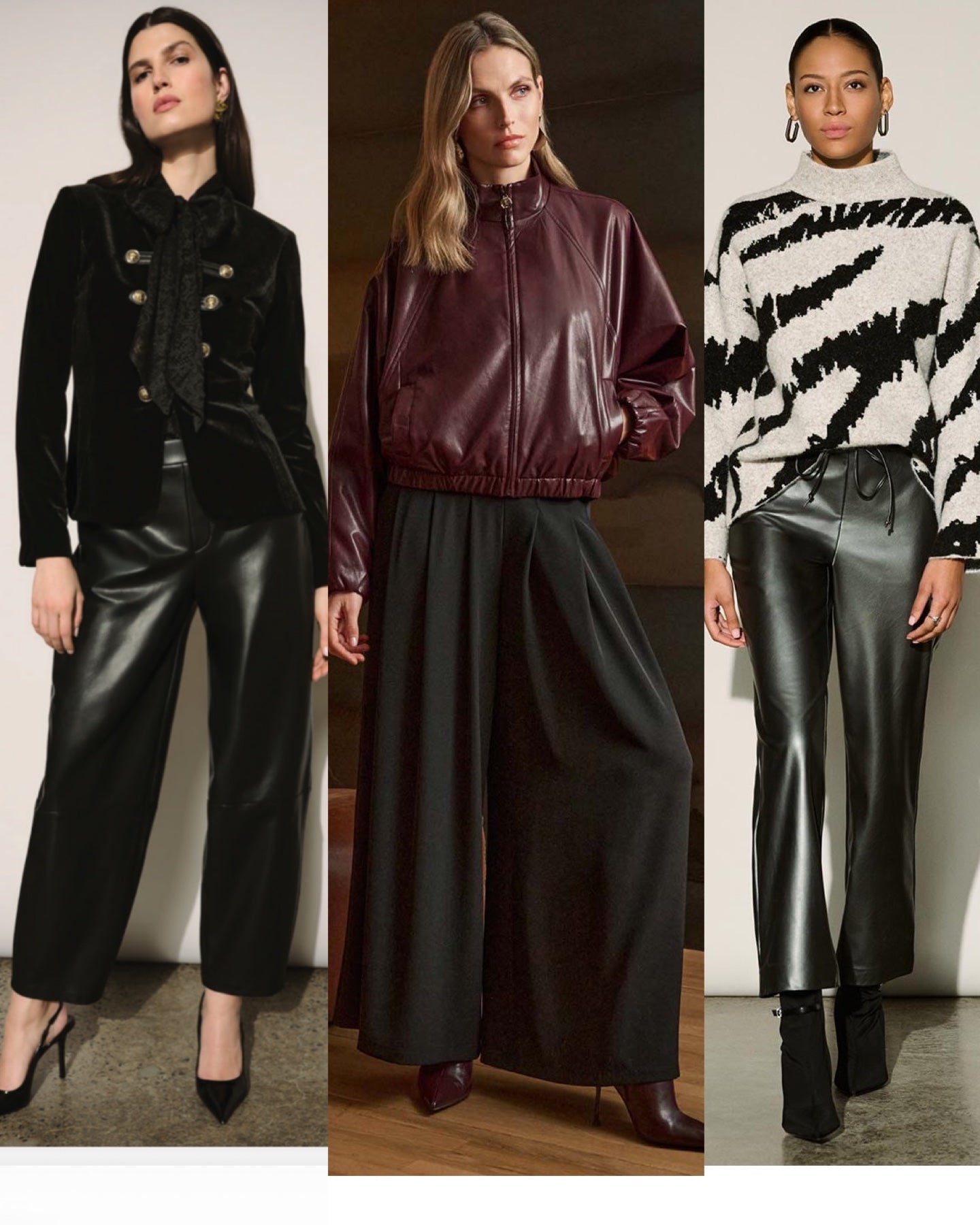 Three Fall 2026 women’s fashion looks