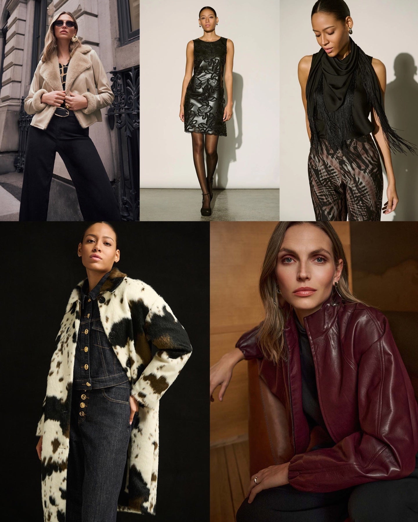 Fall layers, dresses and statement outerwear