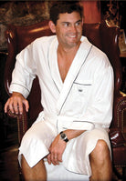 The Royal Highnies robes have been a huge hit. Generous fit and the same 400 thread count cotton that has made all of our Highnies products customer favorites. From the same 400 Pima cotton that made the boxers famous, comes this ultra-soft robe. Three quarter-length with plenty of room in the shoulders and chest for the comfort you expect out of your lounegwear.