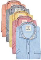 Cotton linen SS shirt