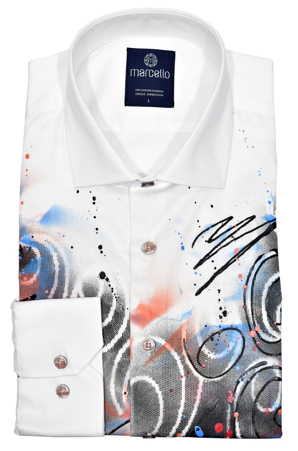 W863 Luvre Museum Painted Shirt SM W863 Luvre Museum Painted Shirt SM
