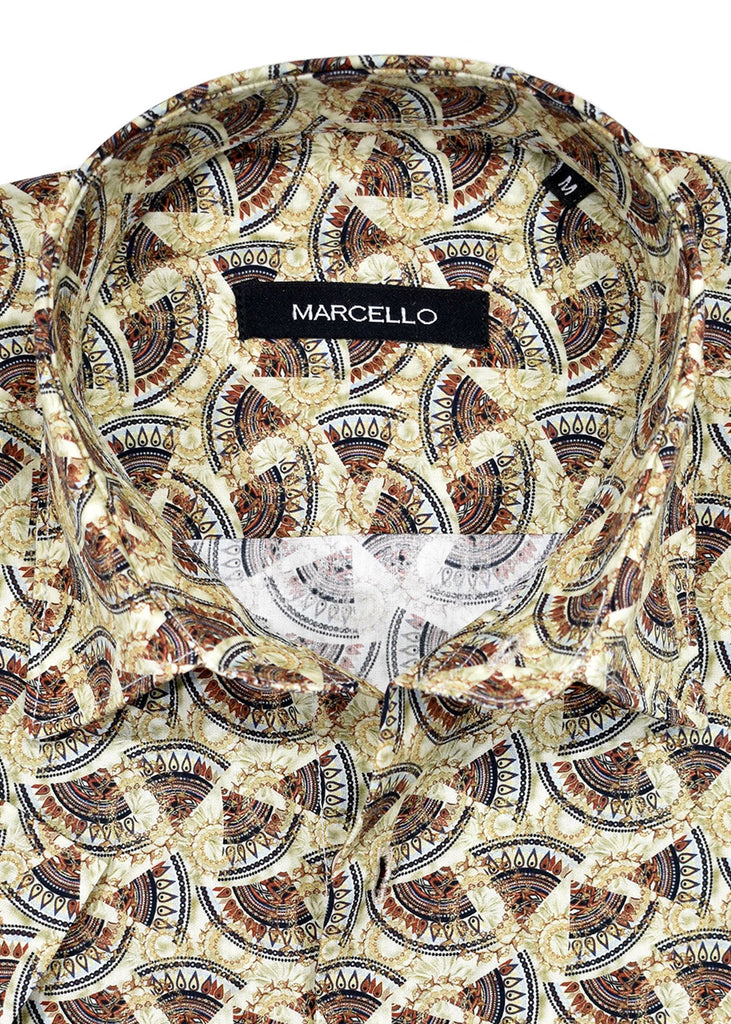 W984S Quarter Medallion Shirt - Marcello Sport