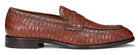 Gorgeous gator printed shoe pairs perfectly with a jean or pant for an updated fashion look and image.  Made in Italy. Genuine leather. Leather sole. Classic fit. Sizes 8 to 12, contact us if your size is not available.