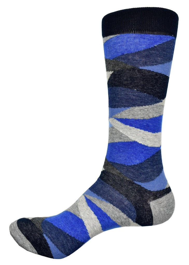 A fantastic sock to pair with any shade of denims, whether in the blue, grey or black family.  Soft mercerized cotton. Above the calf. Fits size 9-13 Sock by Marcello Sport