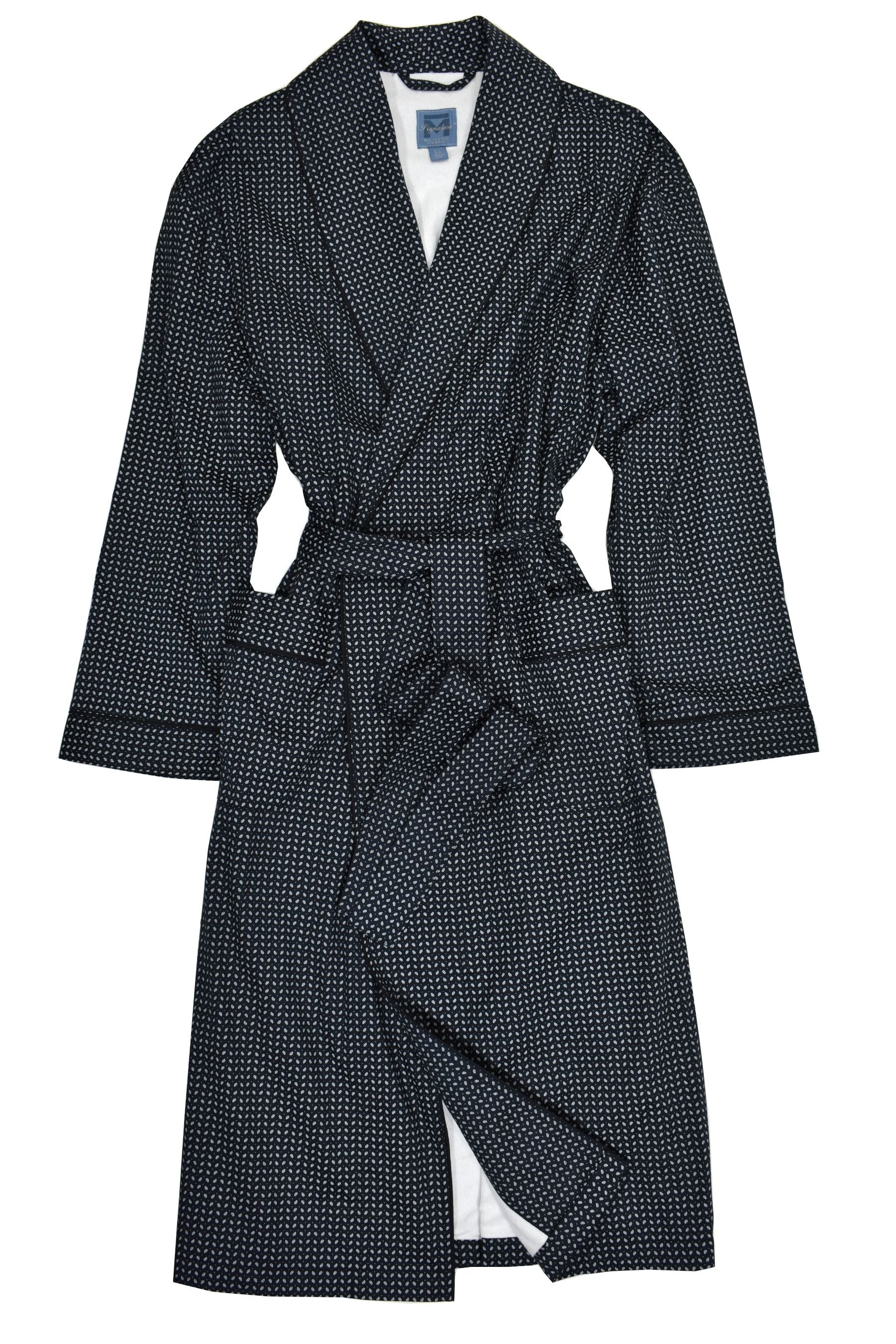 ZM1250R-2 Terry Lined Paisley Robe S/M ZM1250R-2 Terry Lined Paisley Robe S/M