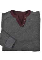 Available in Berry or Midnight, these Raffi, cotton reversible trend v necks are great to make an updated, yet casual fashion statement. Soft and comfortable, they are light weight with a contemporary fit. Imported.  Raffi Reversible V Sport  Soft and comfortable cotton blended yarns. Light weight can be worn alone or for layering. Trend "venly" model blends a contemporary henly neck with a v neck. Modern fit. Reversible to give two looks for one item.