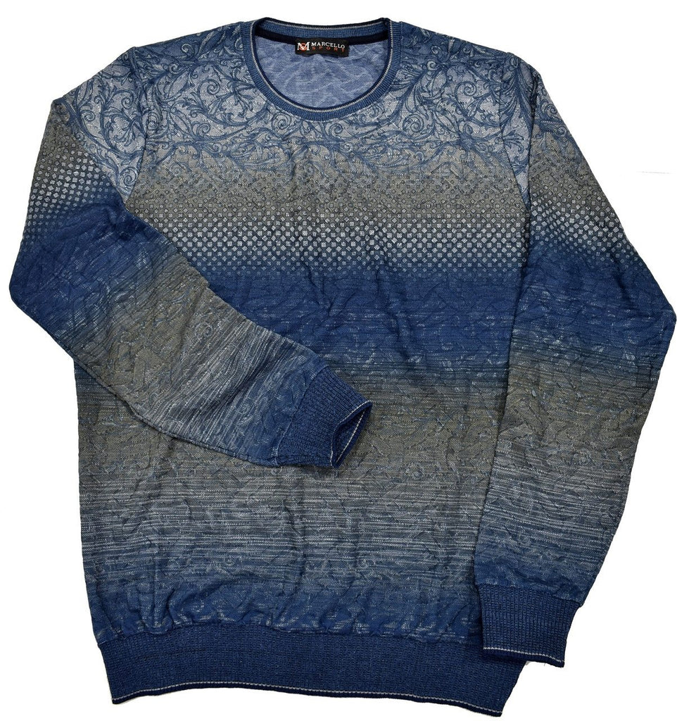 604 Cotton Stretch Lightweight Sweater - Marcello Sport