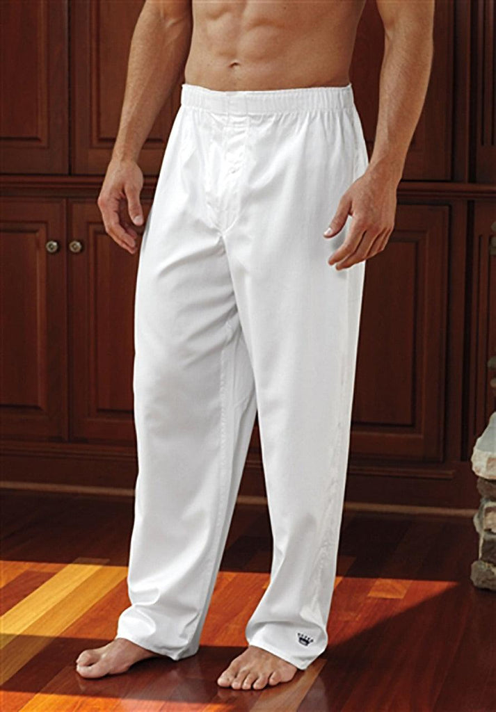 The same generous cut as the Royal Highnies boxers in the same super soft 400 thread count cotton. Sizes M(32-34), L(36-38), XL(40-42), XXL(44-46)  Royal Highnies Lounge Pants  100% cotton Pima Cotton. 400 thread count cotton Generous fit.