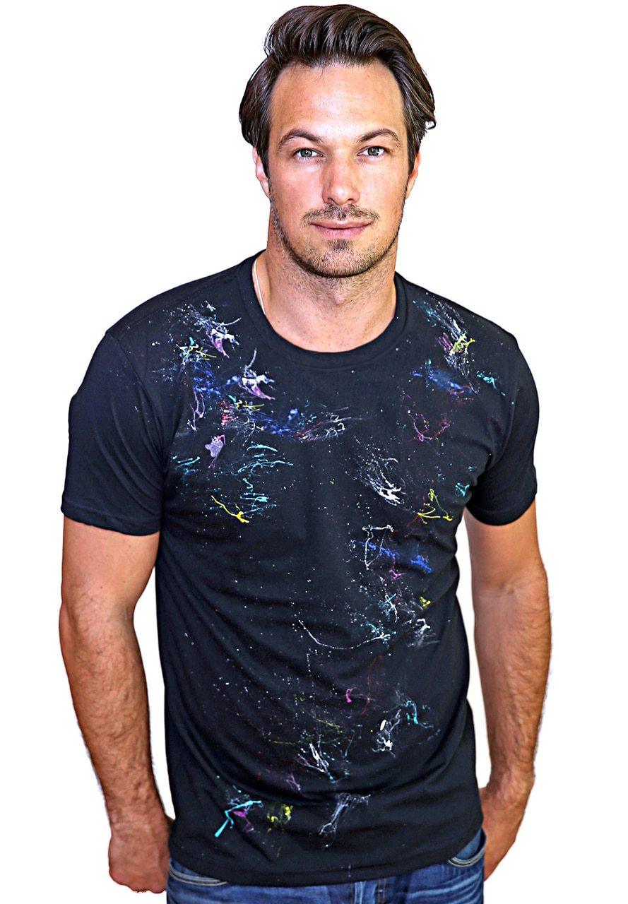Tee shirts are not just tee shirts anymore. Our hand painted Tees are individually painted by artists making each one a unique piece of art and making them stand out from other tee shirts in quality and style.  Available in black or white.  Other colors shown on website.  Great gift idea for that someone that has everything.